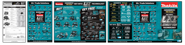 Hardware Sales Makita Promotional Information